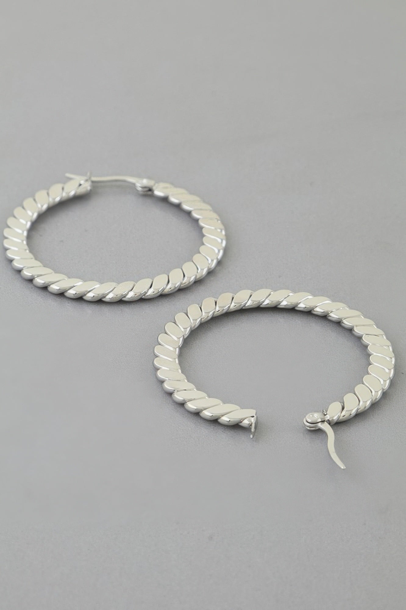 Chic Twisted Hoop Earrings