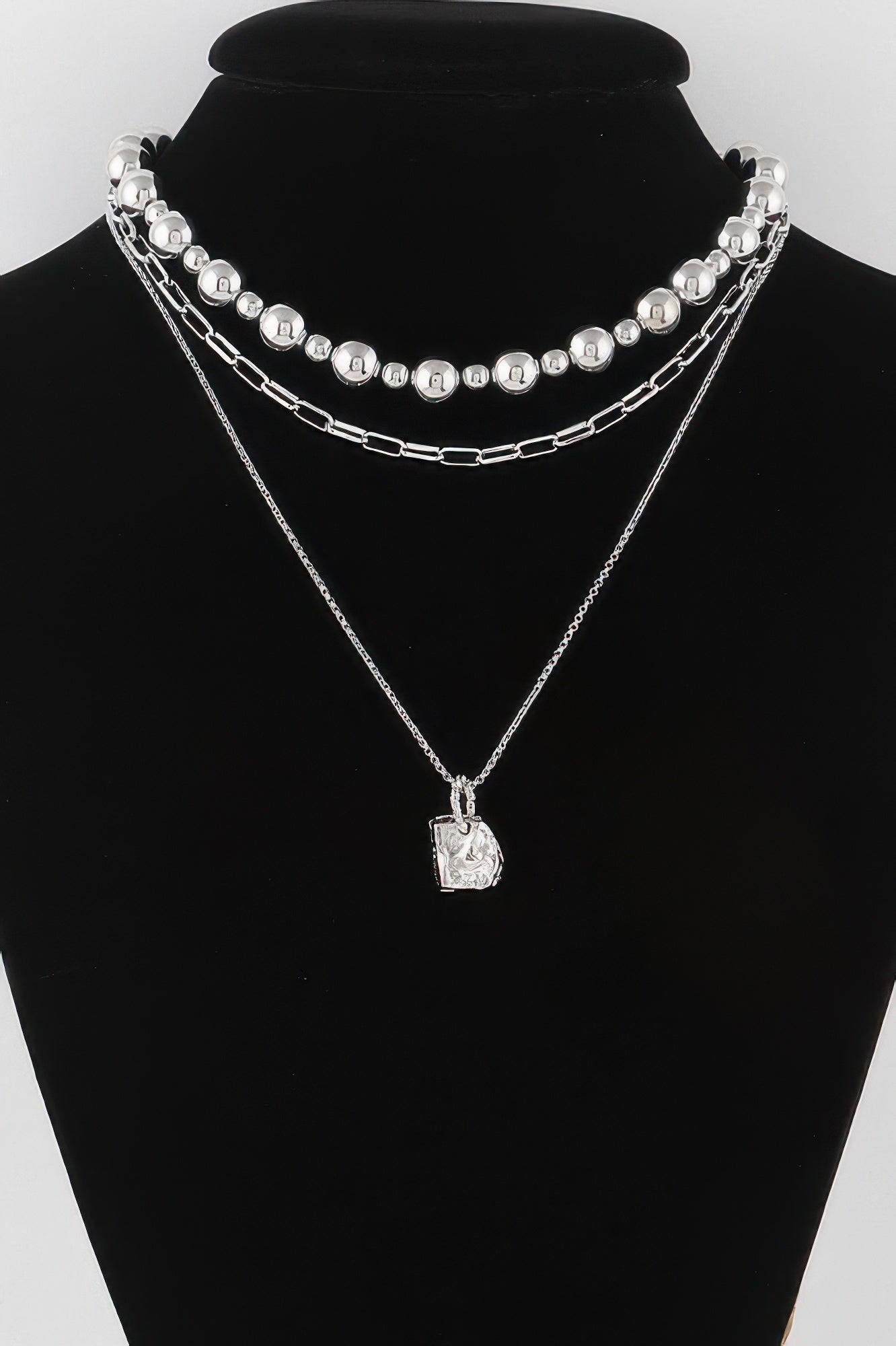 Multi Beaded Chain Necklace