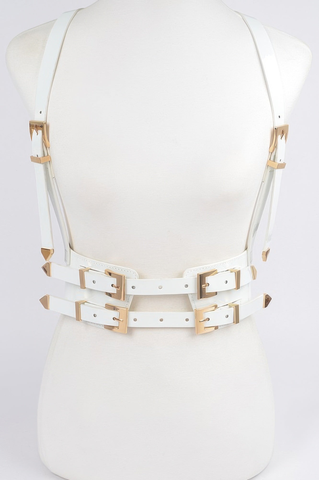 Plus Size Faux Leather Harness