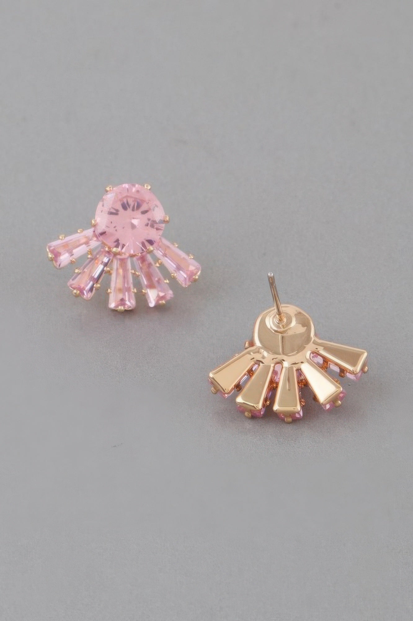Crystal Flare Stud Earrings