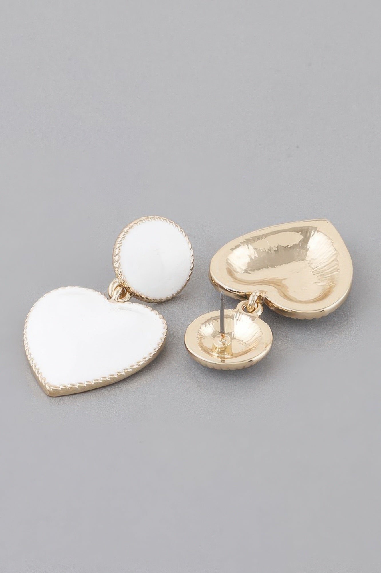 Twisted Heart Drop Earrings