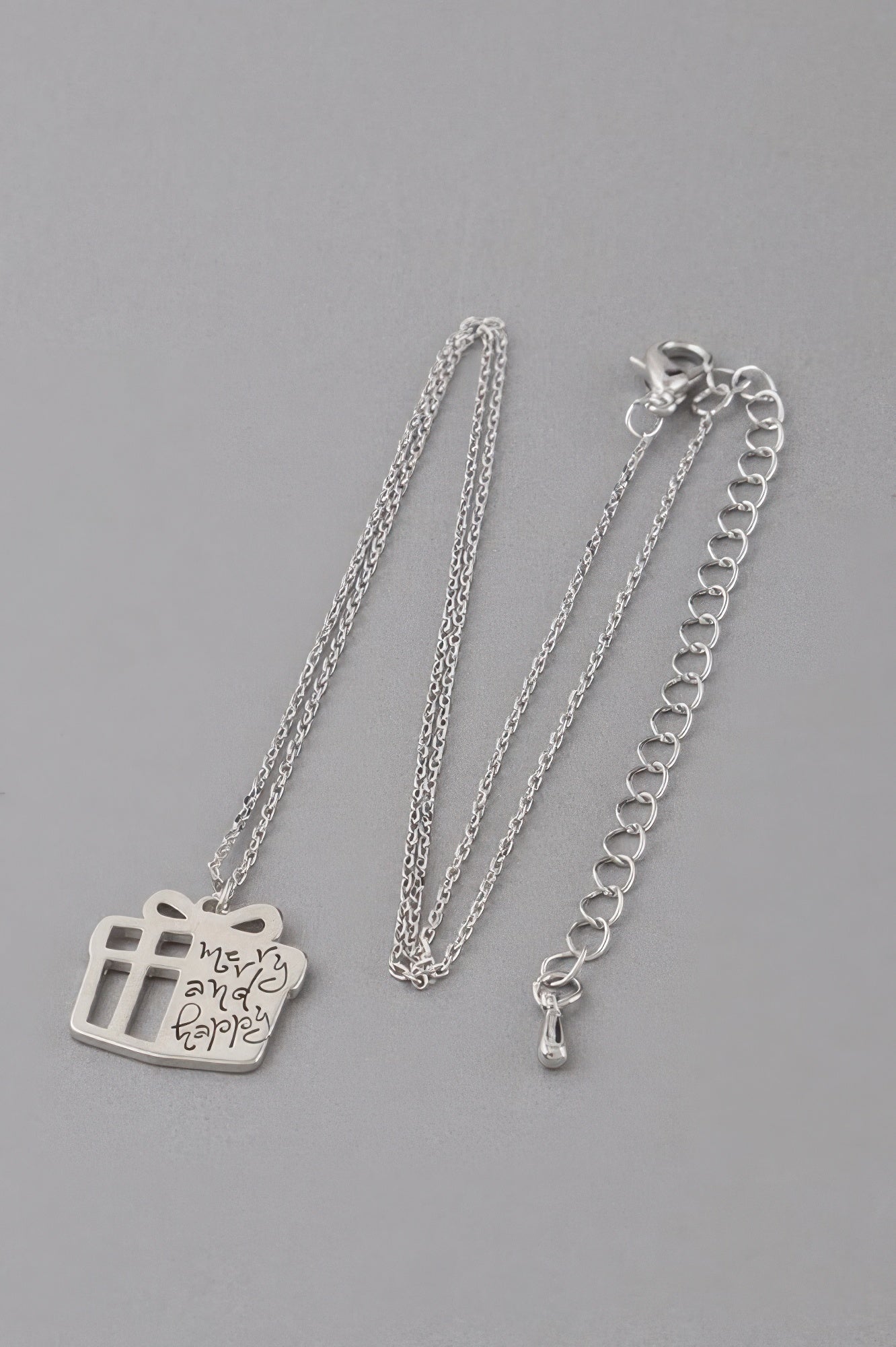 Merry And Happy Gift Necklace