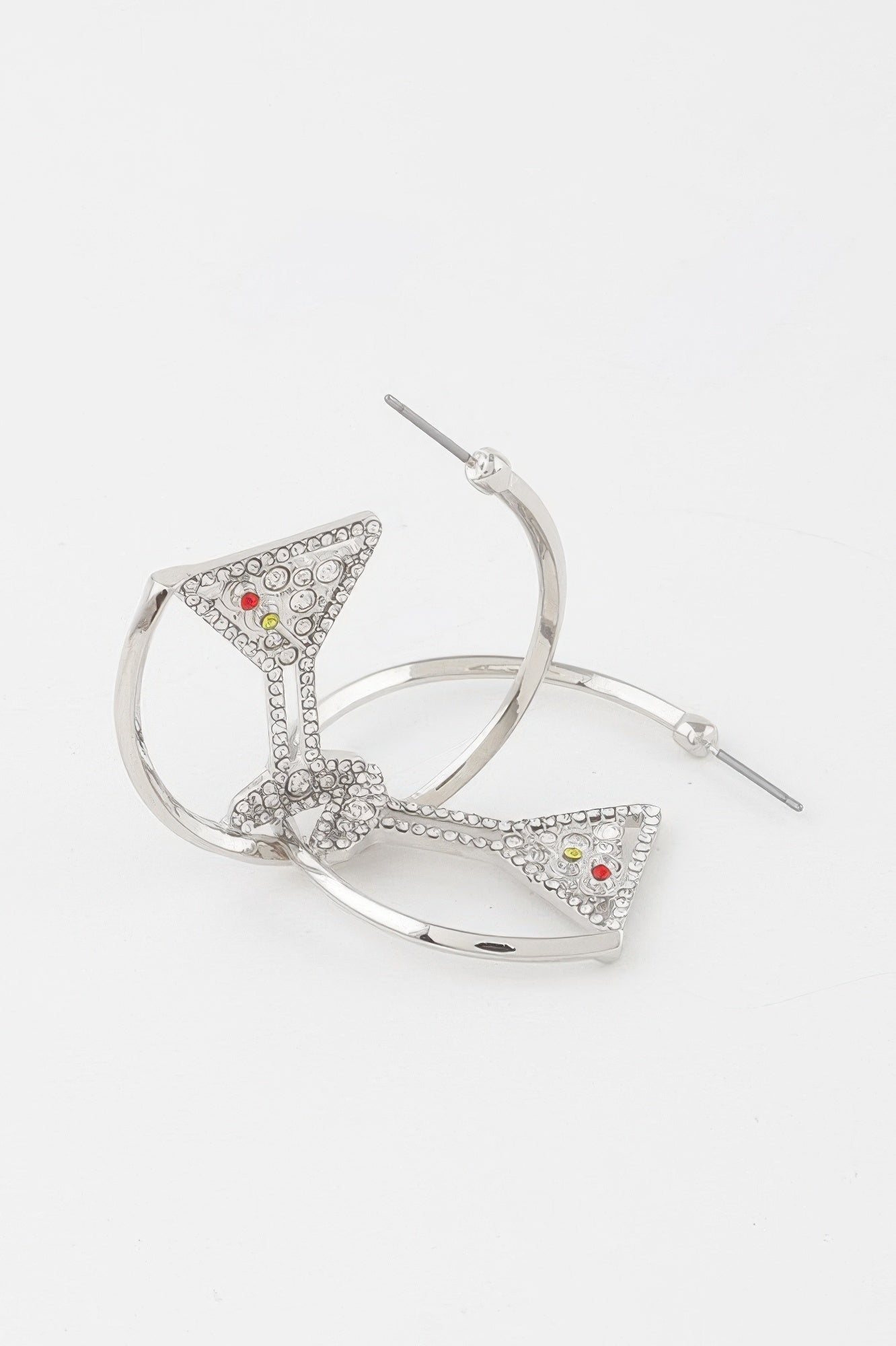 Cocktail Hoop Earrings