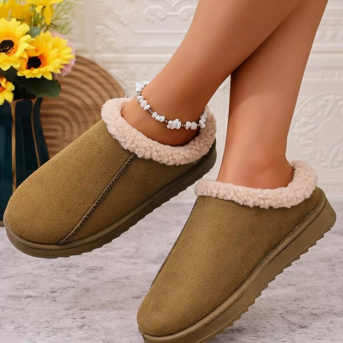 Cozy Plush Lined Clog Slippers - Loving It Shop
