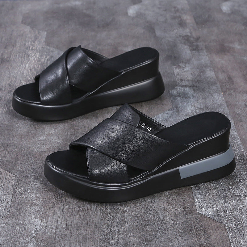 Platform Platform Wedge Fashion High Heel Sandals Women&