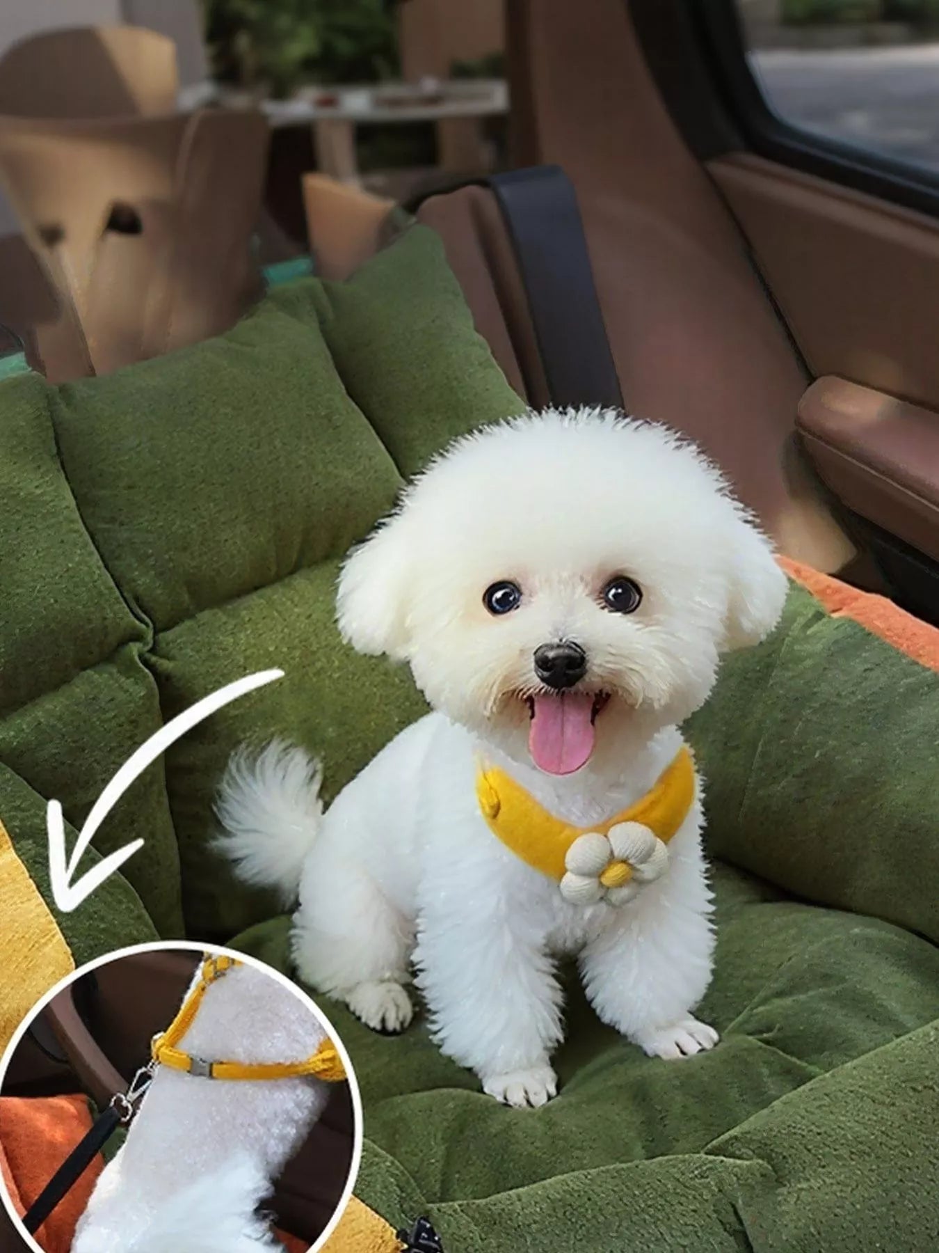 Comfortable & Secure Pet Car Seat Bed - Loving It Shop