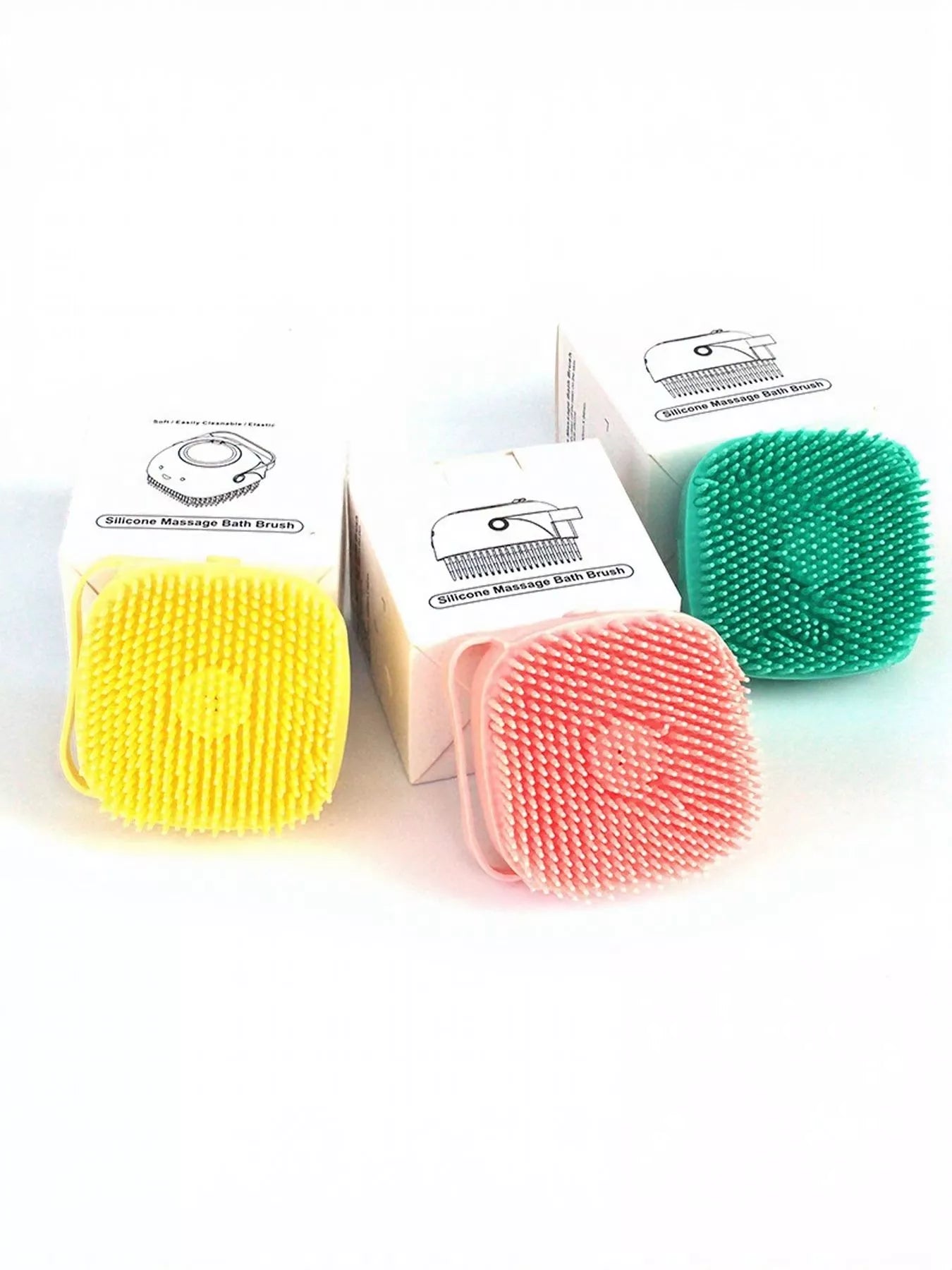 Cute Cartoon Silicone Pet Bath Brush - Loving It Shop