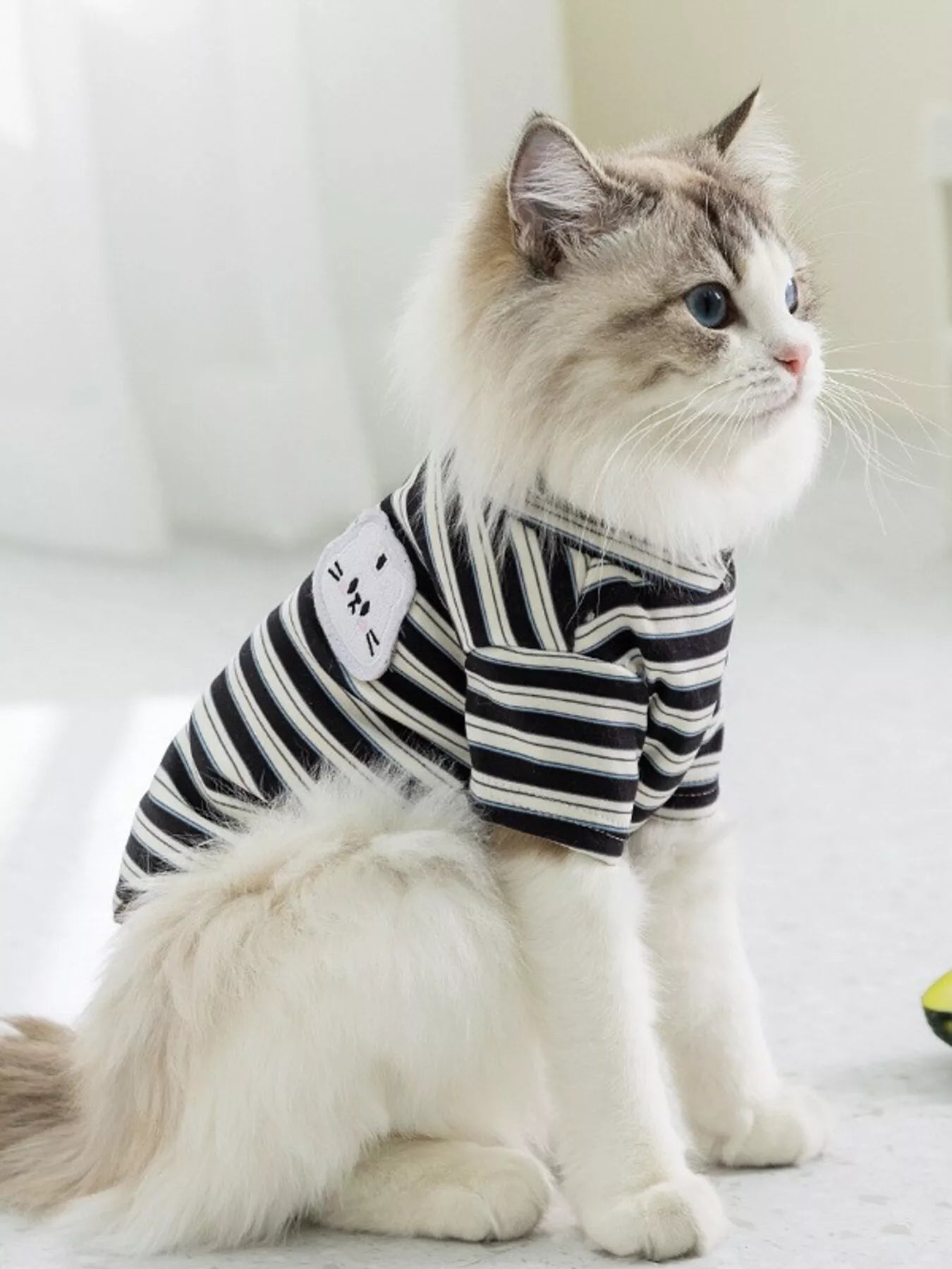 Cozy Plush Pet Sweater with Cute Patch - Loving It Shop