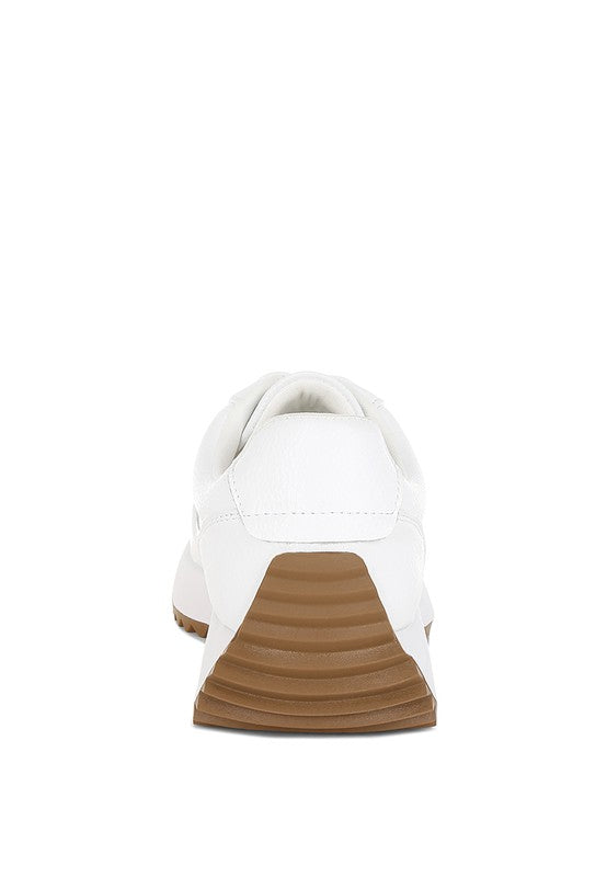 Athion Studded Real Leather Sneakers
