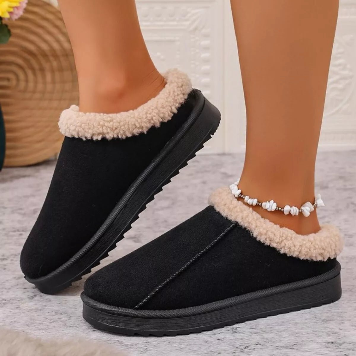 Cozy Plush Lined Clog Slippers - Loving It Shop
