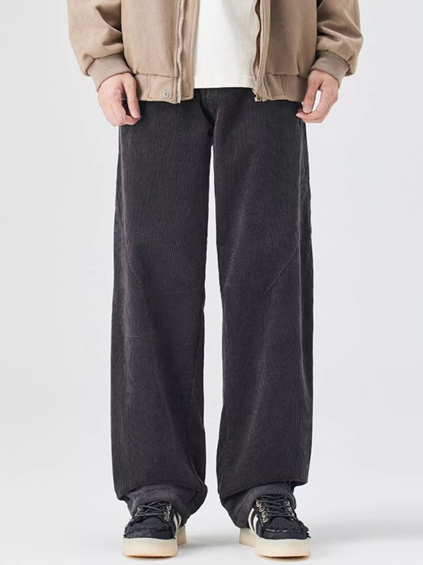 Men's Plus Size Relaxed Fit Corduroy Pants