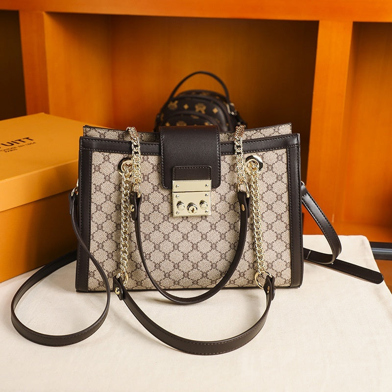 Genuine Leather Fashion Women&