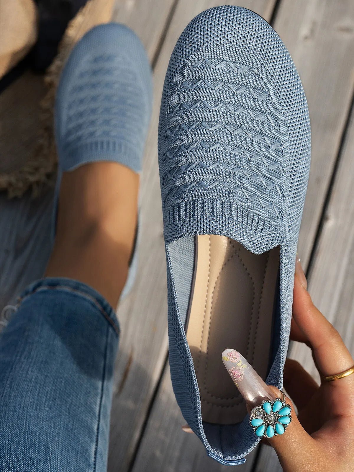 Breathable Mesh Slip - Ons - Loving It Shop