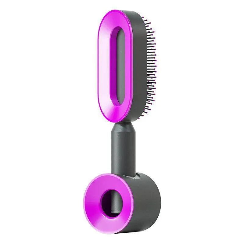 Self-Cleaning 3D Hair Brush