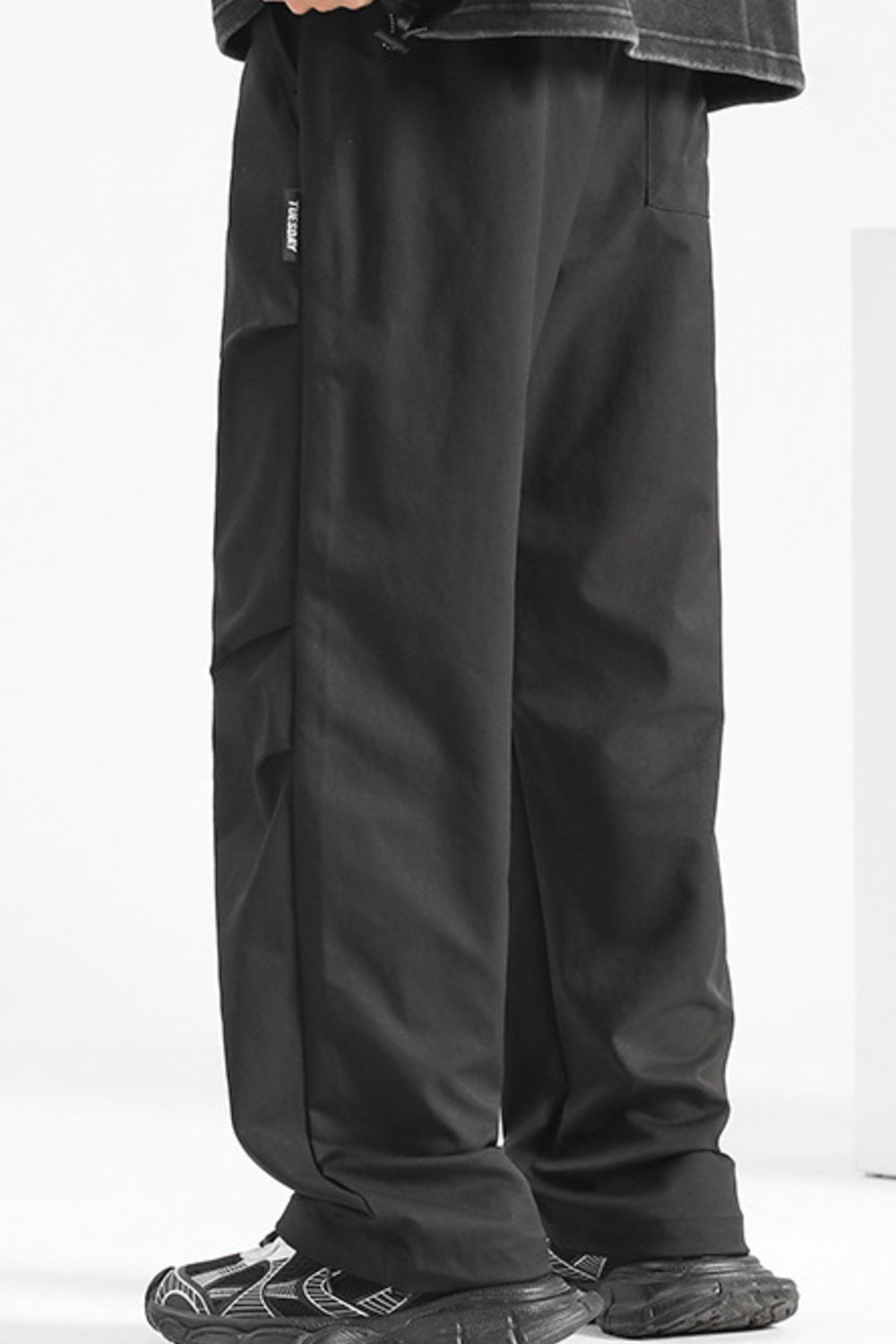 Men's Plus Size Loose-Fit Drawstring Waist Casual Pants