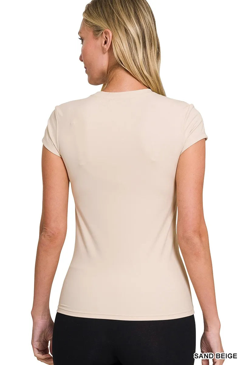 Interlock Short Sleeve Top