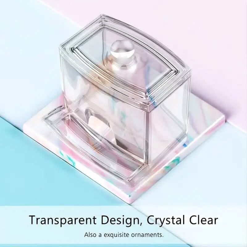 Cotton Swab Holder Cotton Ball Dispenser Organizer Clear Storage Containers