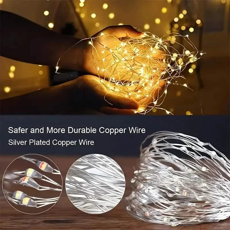 Creative String Lights For Bedroom, Party, Wedding, Outdoor Camping Hiking and Decoration