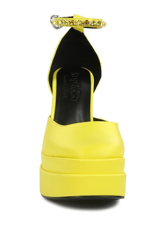 Martini Sky High Platform Sandals - Loving It Shop