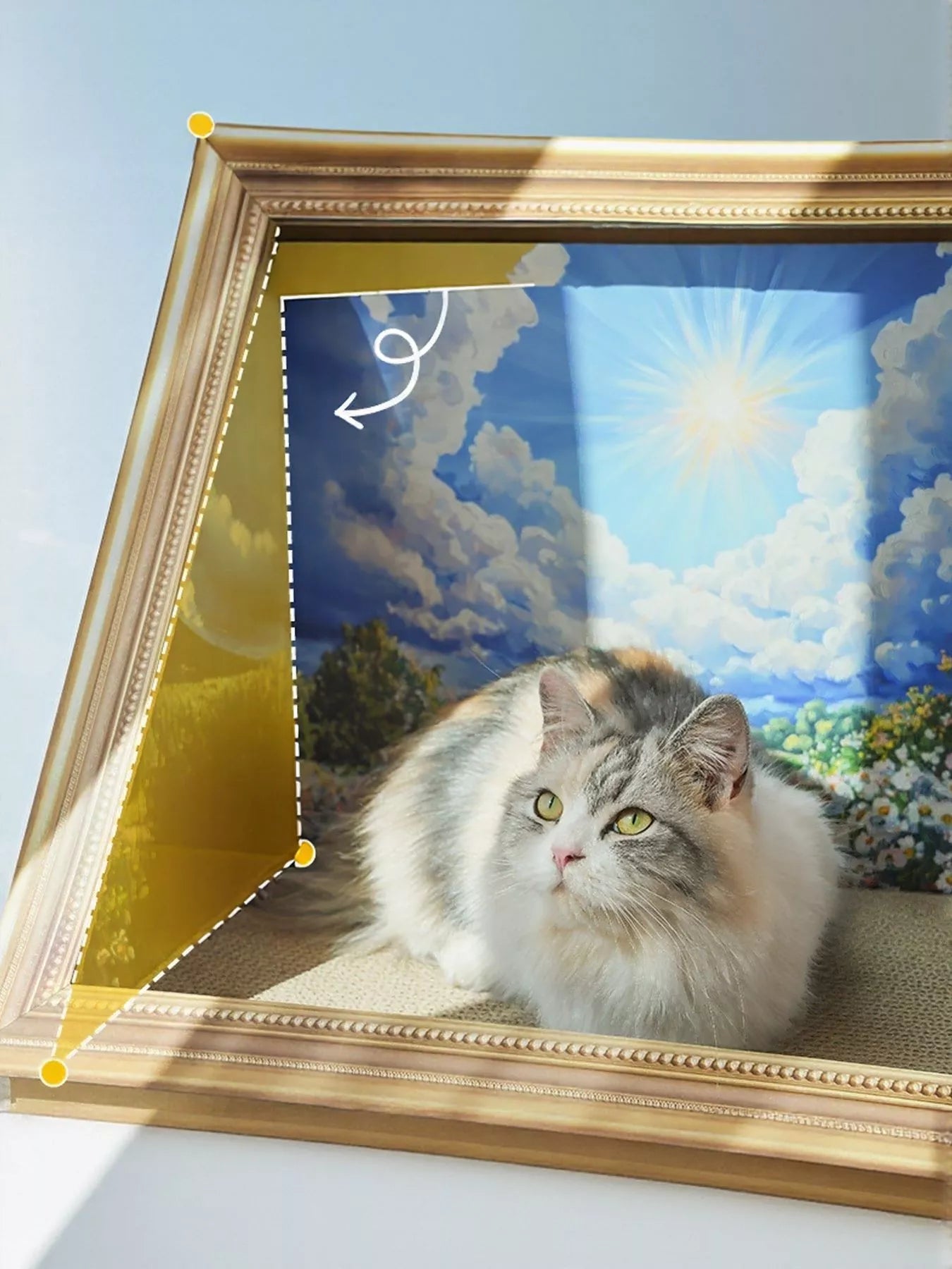 Artistic Frame Cat Scratcher Nest - Loving It Shop