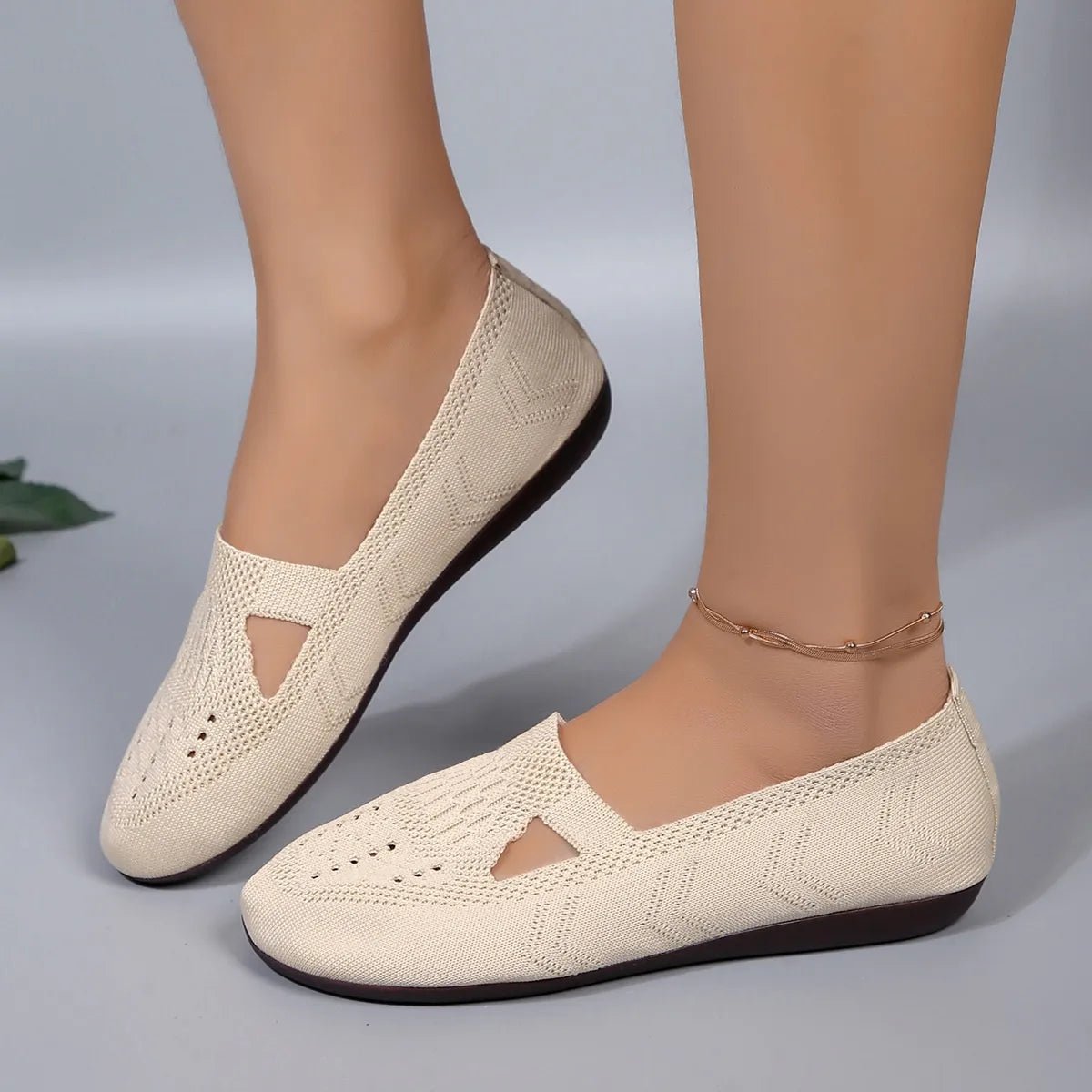 Cutout Mesh Slip Ons - Loving It Shop