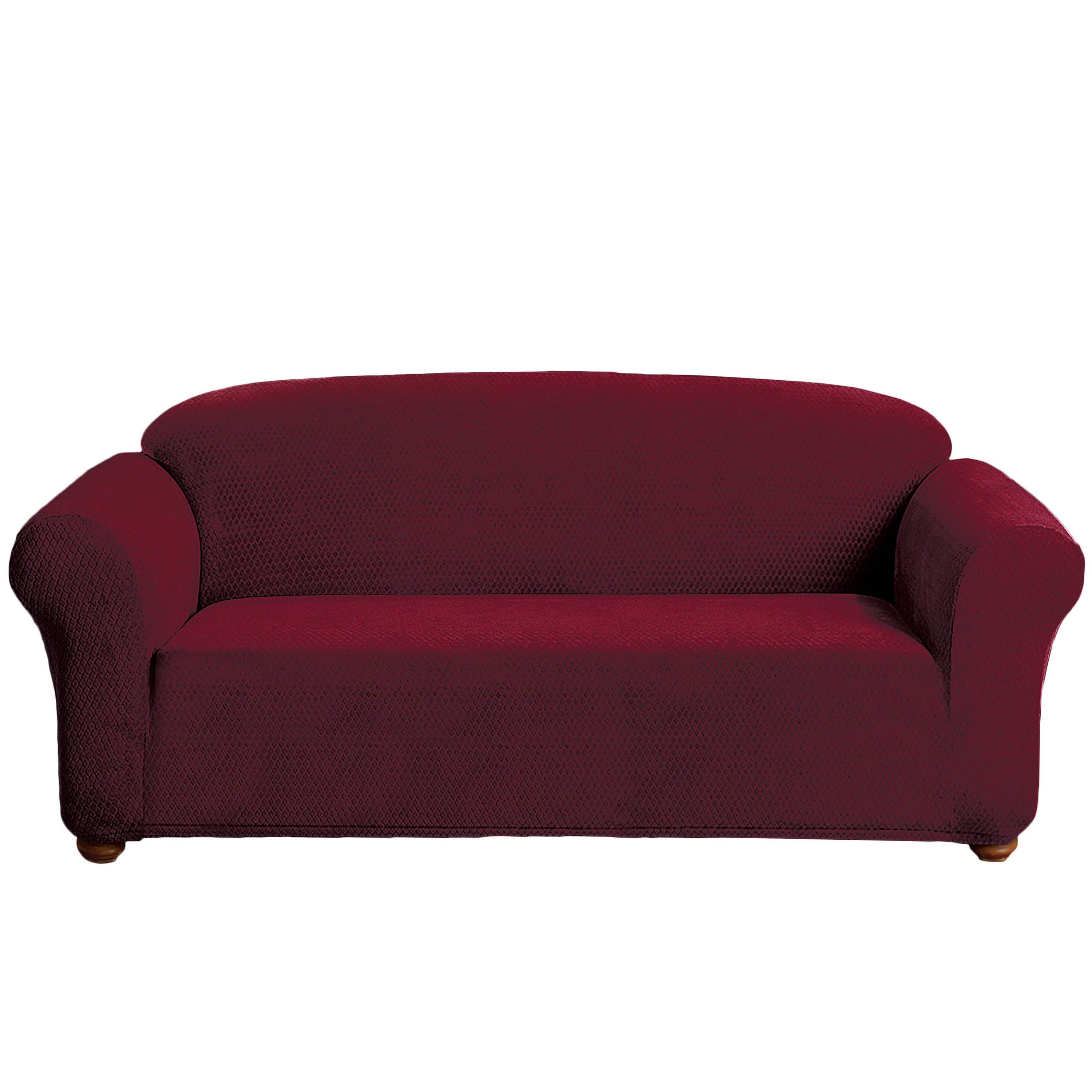Diamond Pattern Velvet Waterproof Reversible Furniture Cover