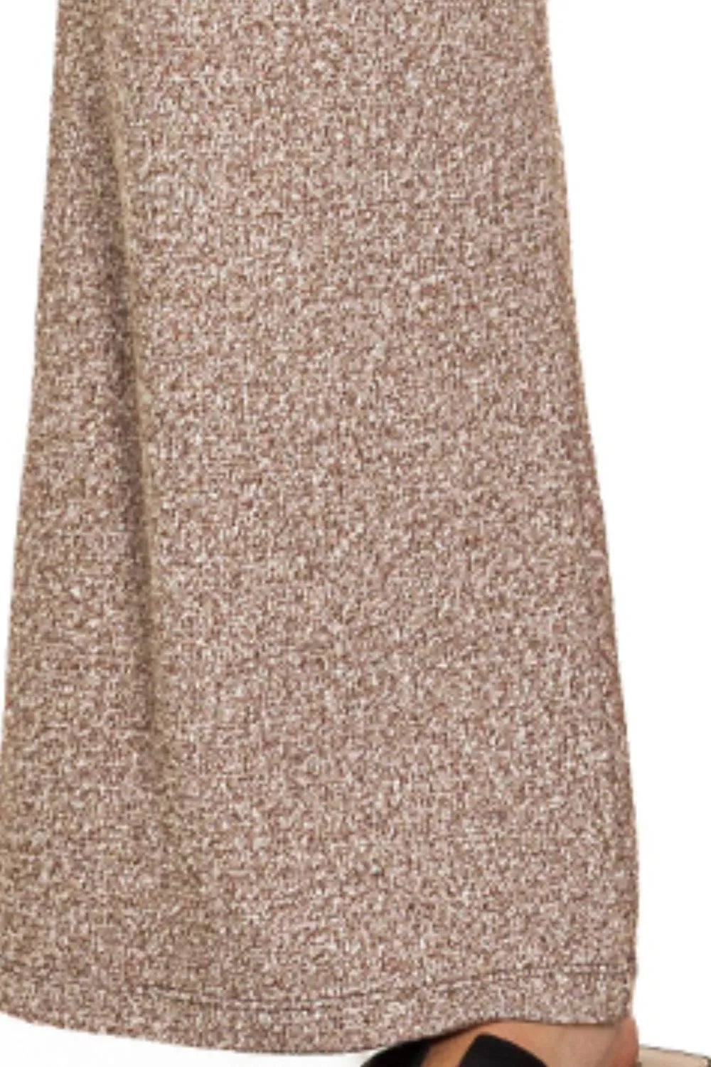 Soft Elastic Waisted Flare Pants