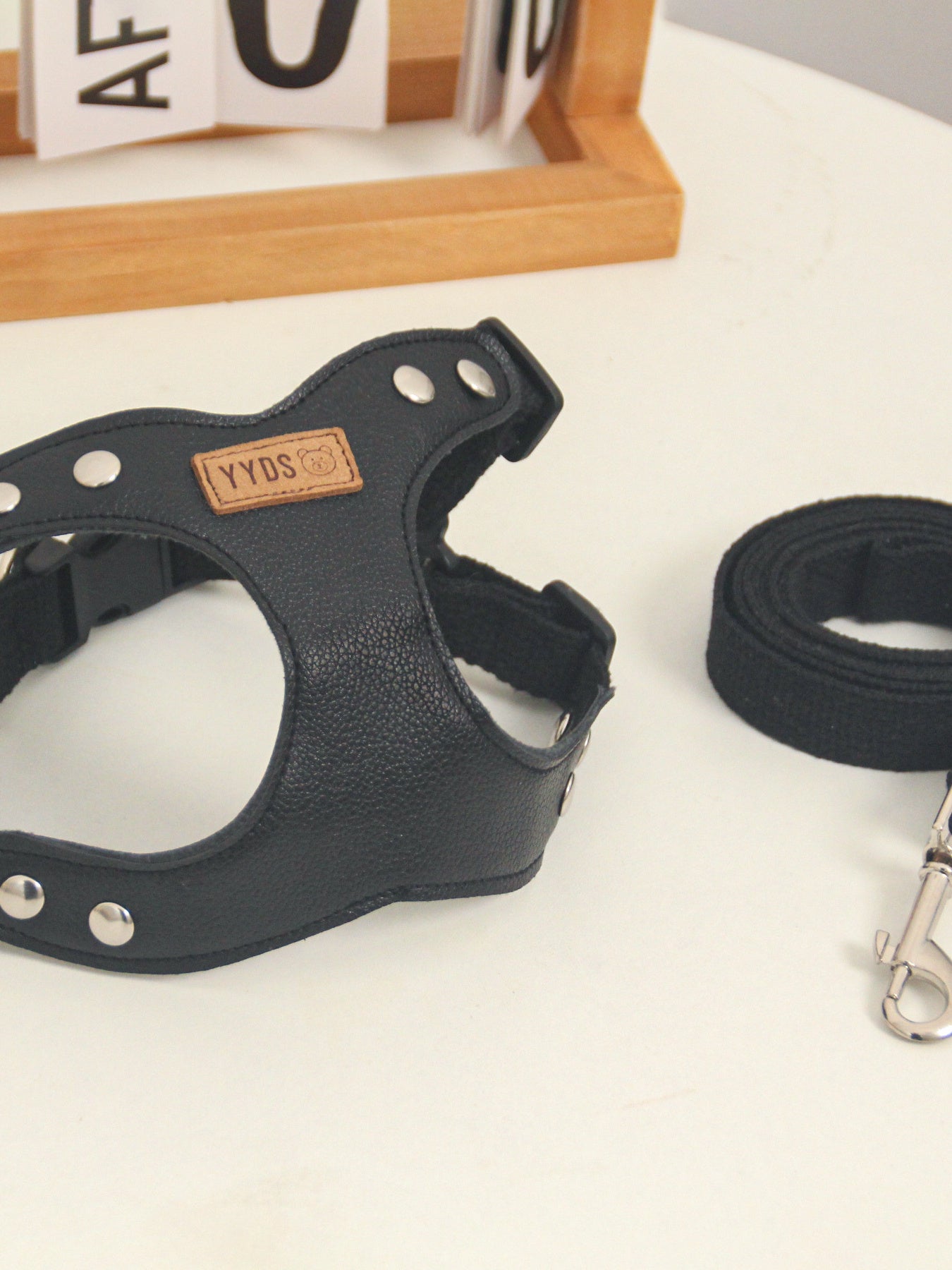 Rivet - Decorated Dog Harness Leash Set - Loving It Shop