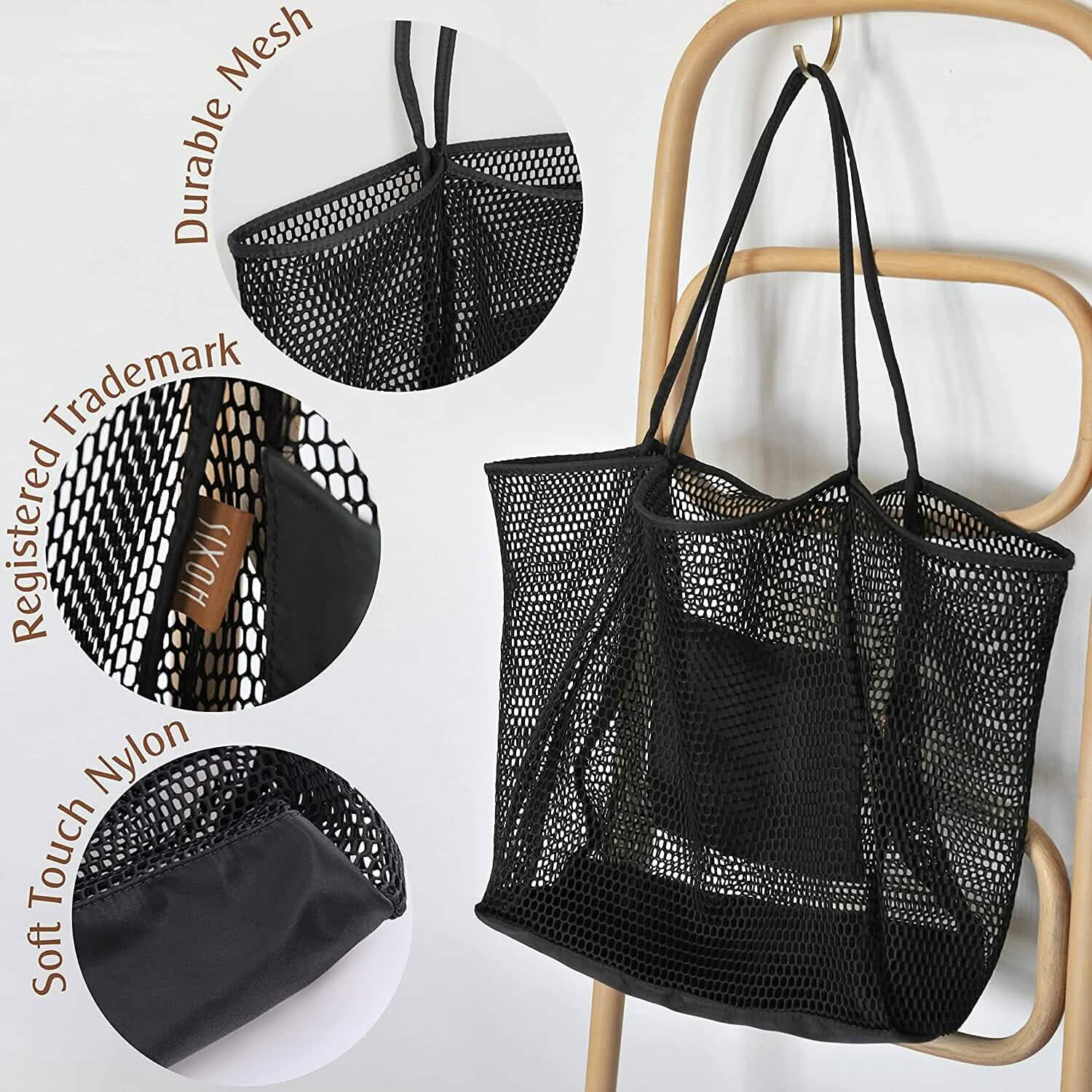 HOXIS Mesh Beach Tote Women&