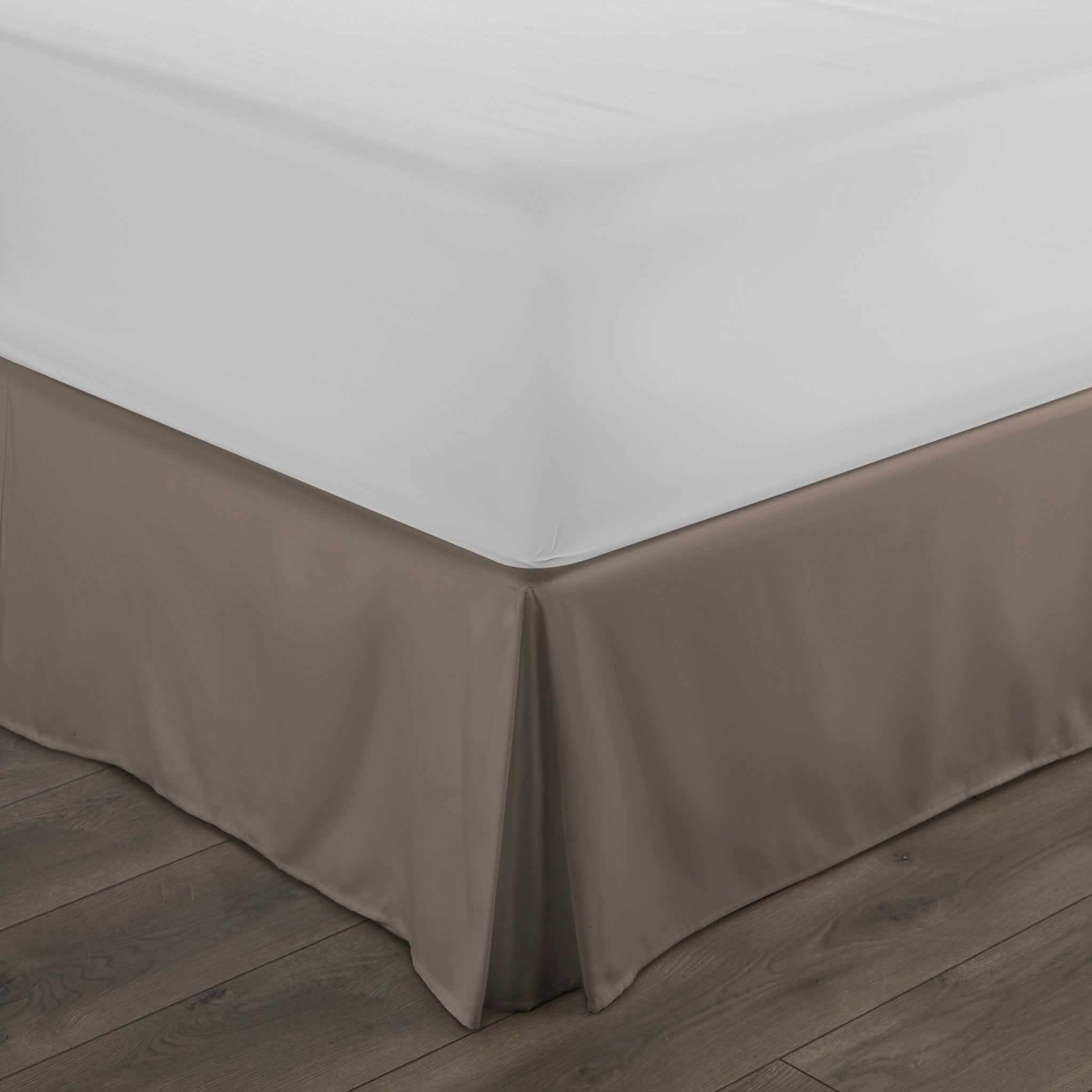 Hypoallergenic Pleated Premium Solid Bed Skirt