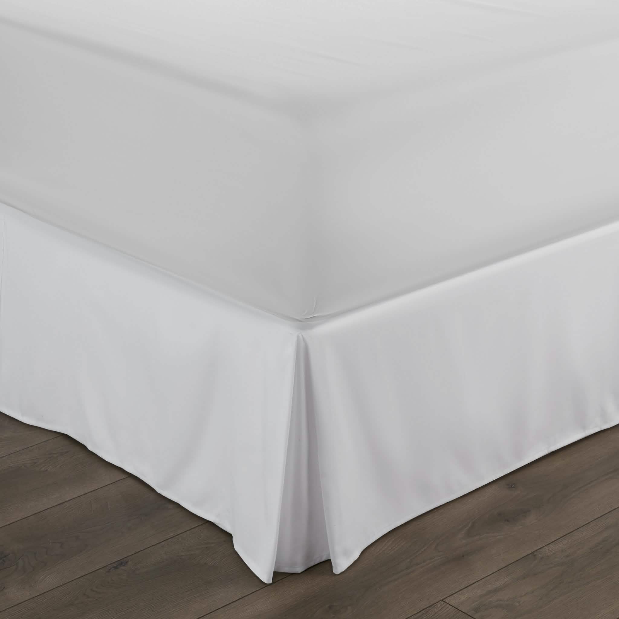 Hypoallergenic Pleated Premium Solid Bed Skirt