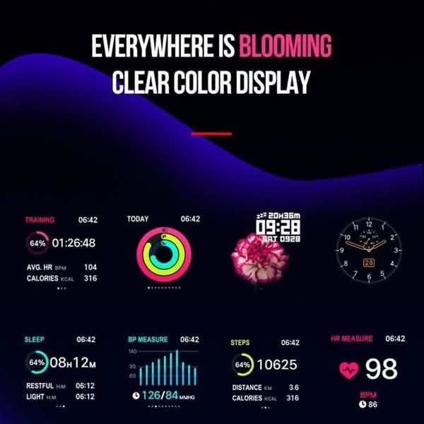 IP67 Waterproof Bluetooth Sport Smart Watch