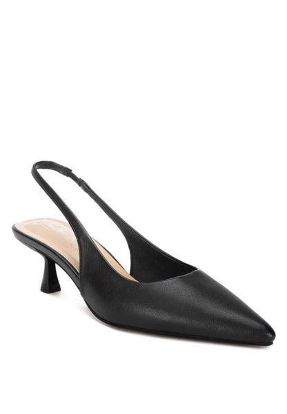 Shala Kitten Heel Slingbacks