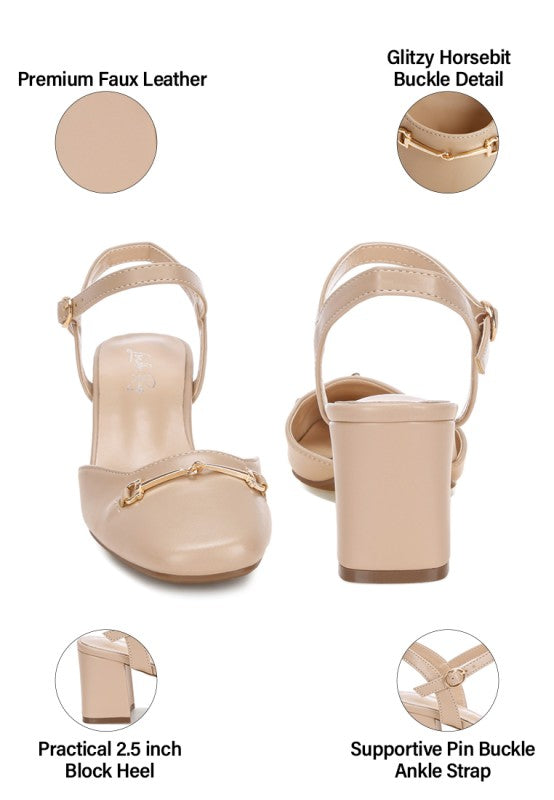 Blitz Close Toe Buckled Sandals
