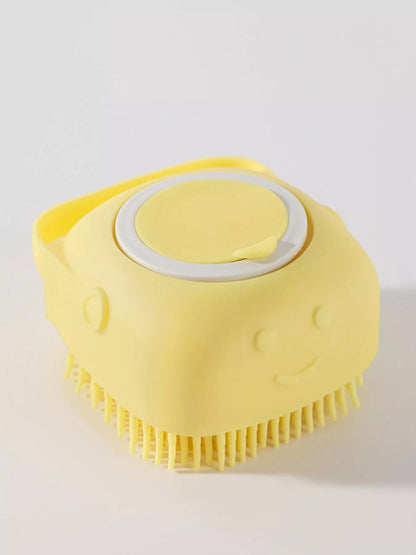 Cute Cartoon Silicone Pet Bath Brush - Loving It Shop