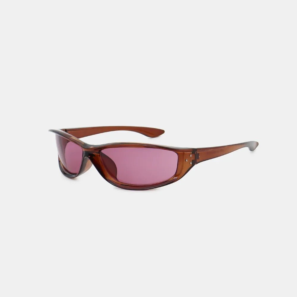 Polycarbonate Frame Rectangle Sunglasses - Loving It Shop