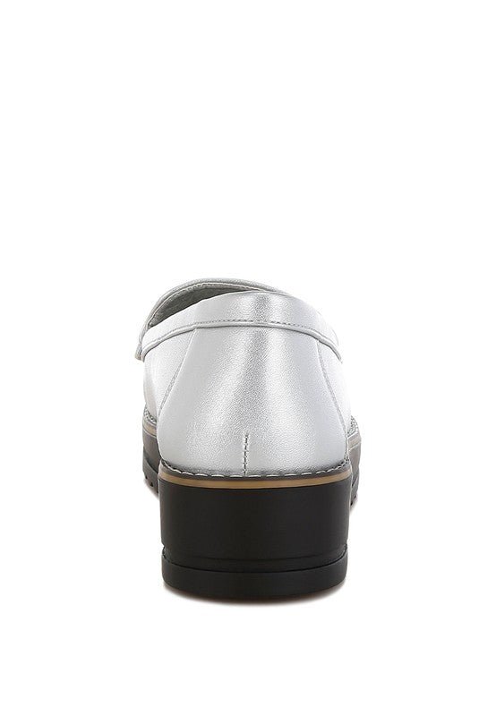 Larana Metallic Tassel Detail Loafers - Loving It Shop