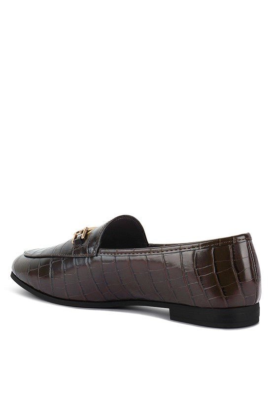 Deverell Street - Smart Horsebit Embellished Loafers - Loving It Shop
