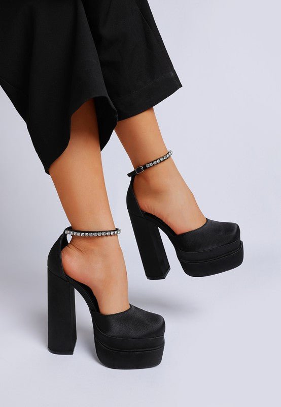 Martini Sky High Platform Sandals - Loving It Shop