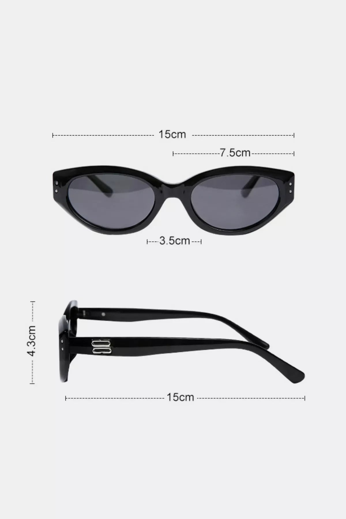 Retro Oval Frame Sunglasses - Loving It Shop