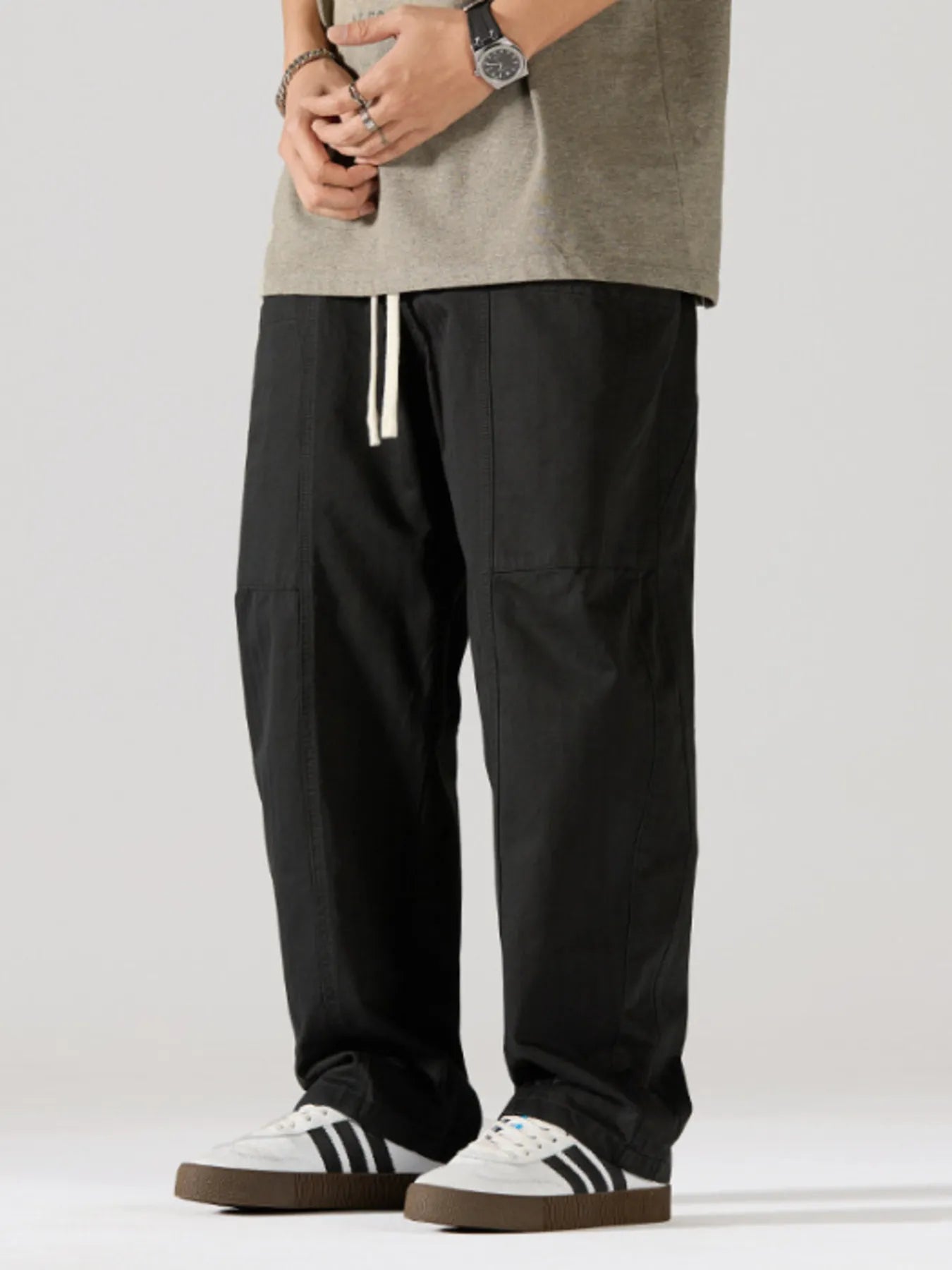 Men's Full Size Relaxed Fit Casual Pants Plus Size