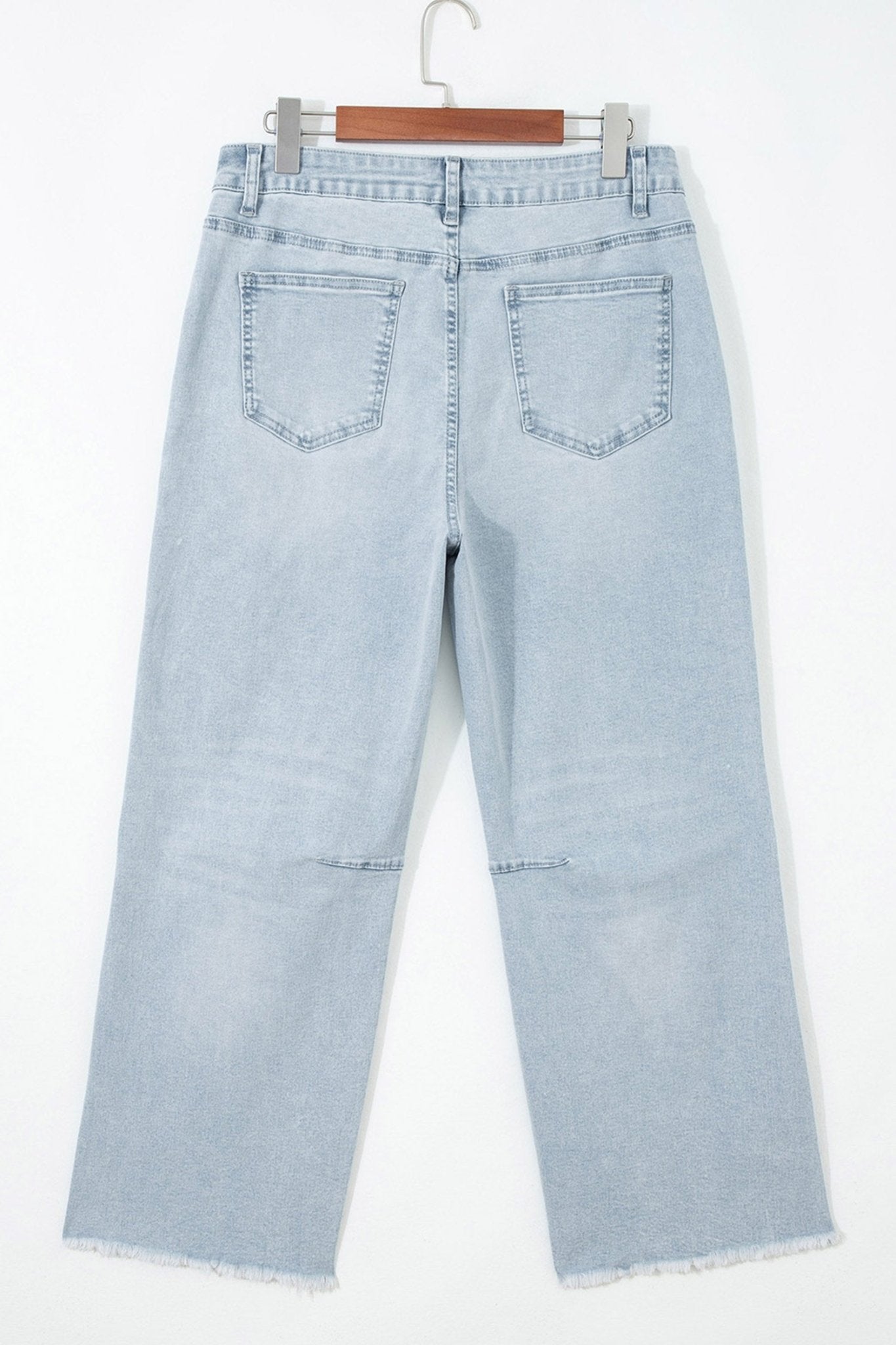 Beau Blue Patriotic Sequin Stars Patch Pocket Shift Jeans - Loving It Shop