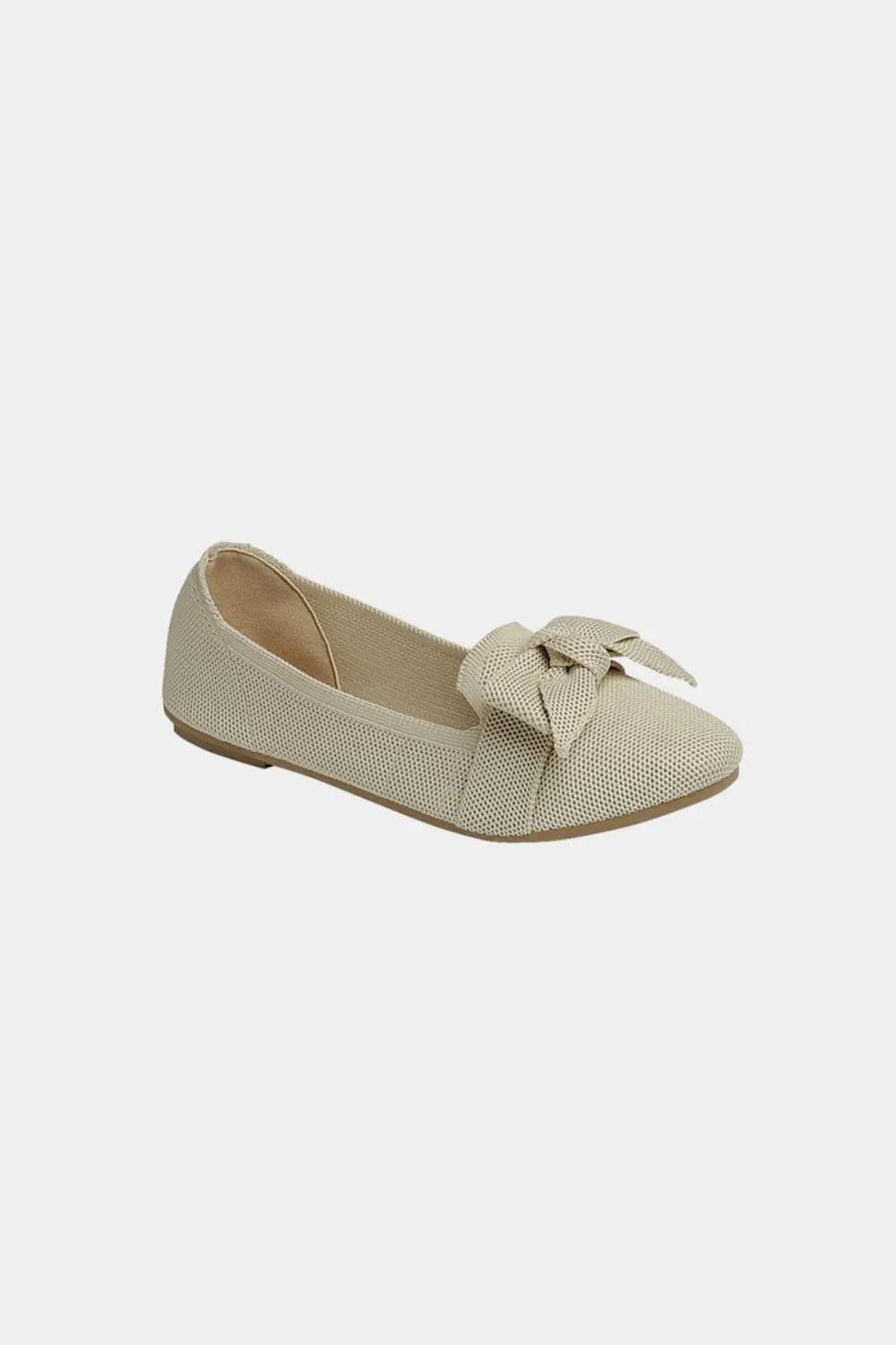 Bow Tie Slip On Ballet Flats