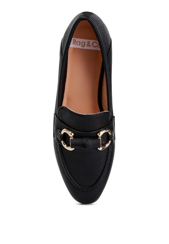Asher Horsebit Embellished Loafers - Loving It Shop