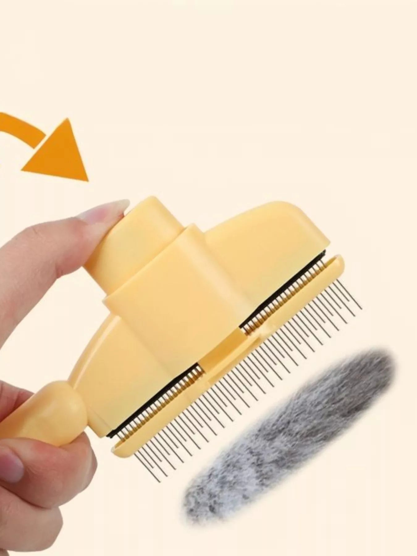 Self - Cleaning Slicker Pet Hair Remover Brush - Loving It Shop