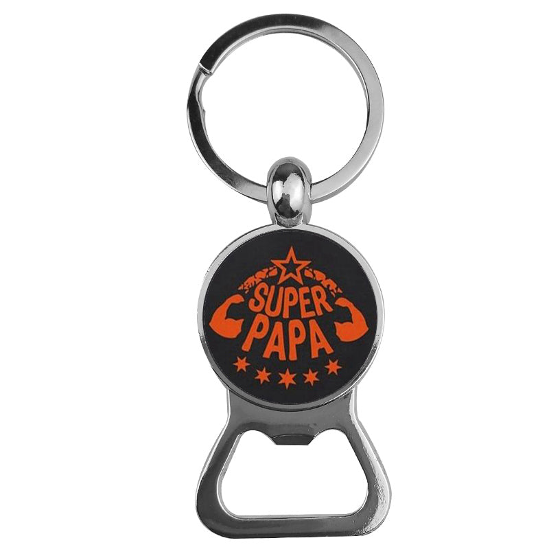 Ornaments Time Gemstone Bottle Opener Keychain
