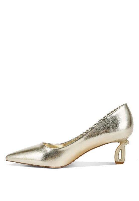 Tagetes Metallic Fantasy Heel Pumps - Loving It Shop