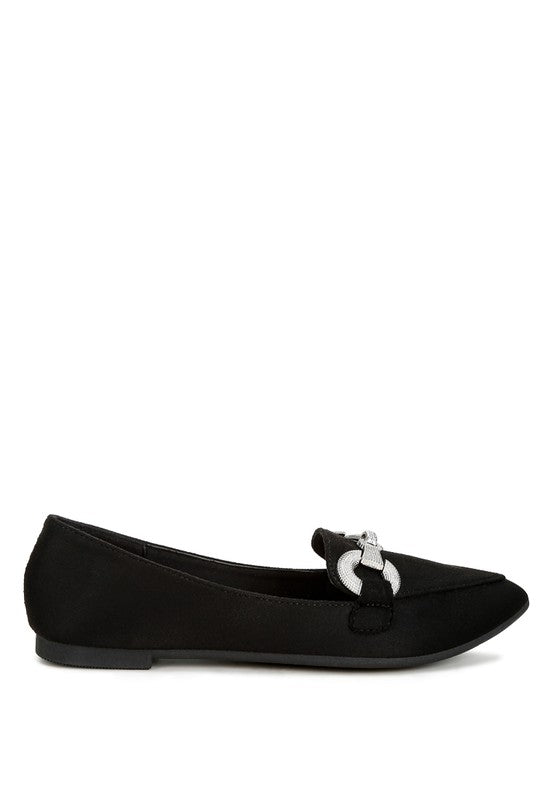 Fembot Horsebit Detail Flexible Loafers - Loving It Shop