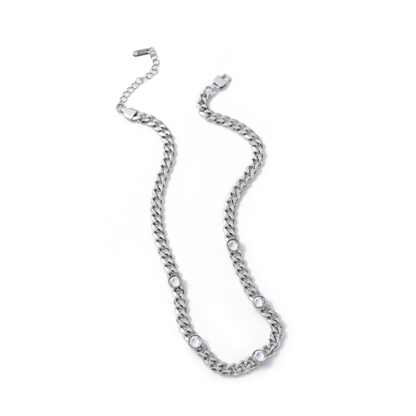 Electroplating Gold Hip-hop Titanium Steel Bracelet Necklace Color Protection