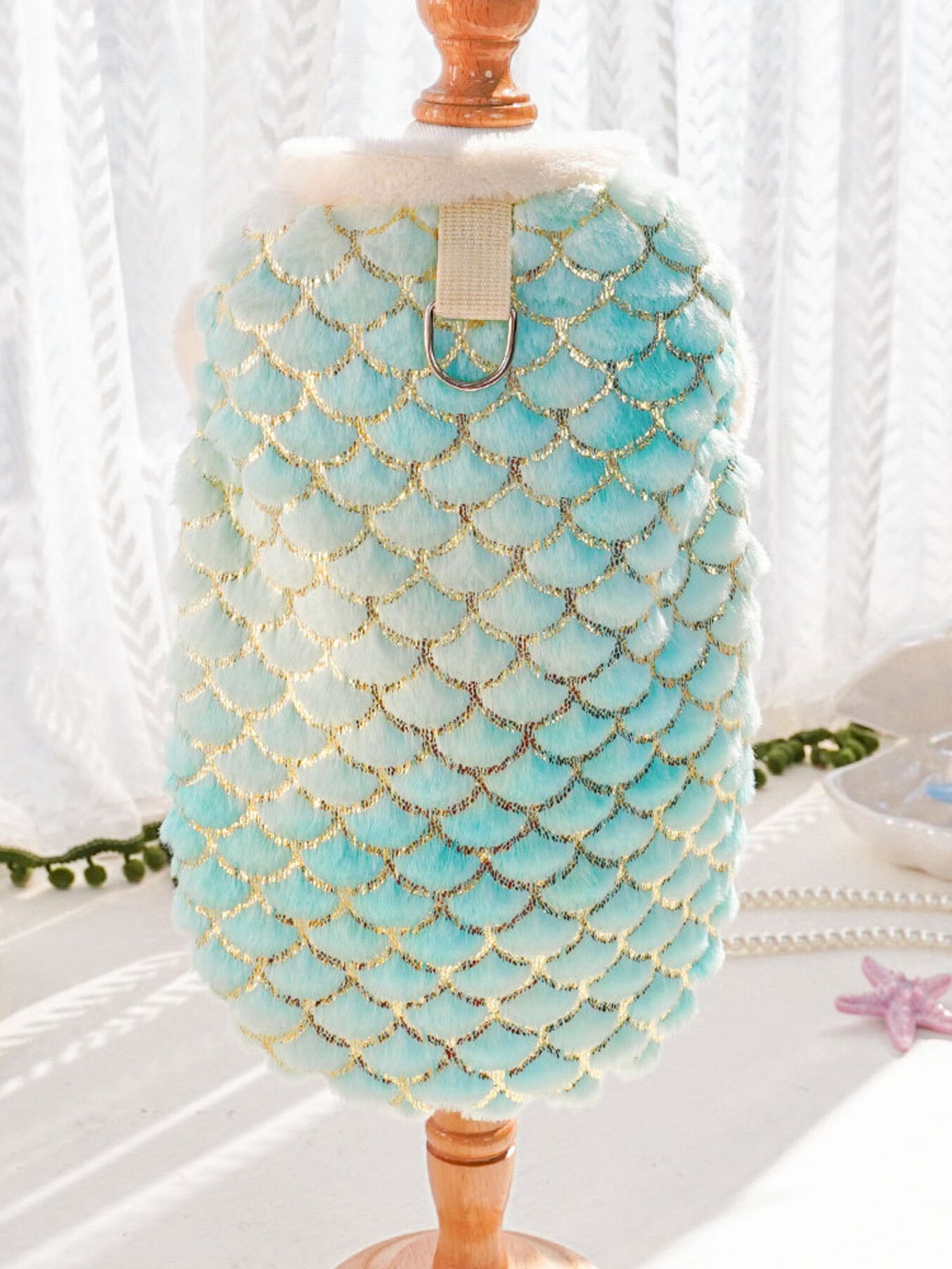Mermaid Scale Plush Pet Top - Loving It Shop